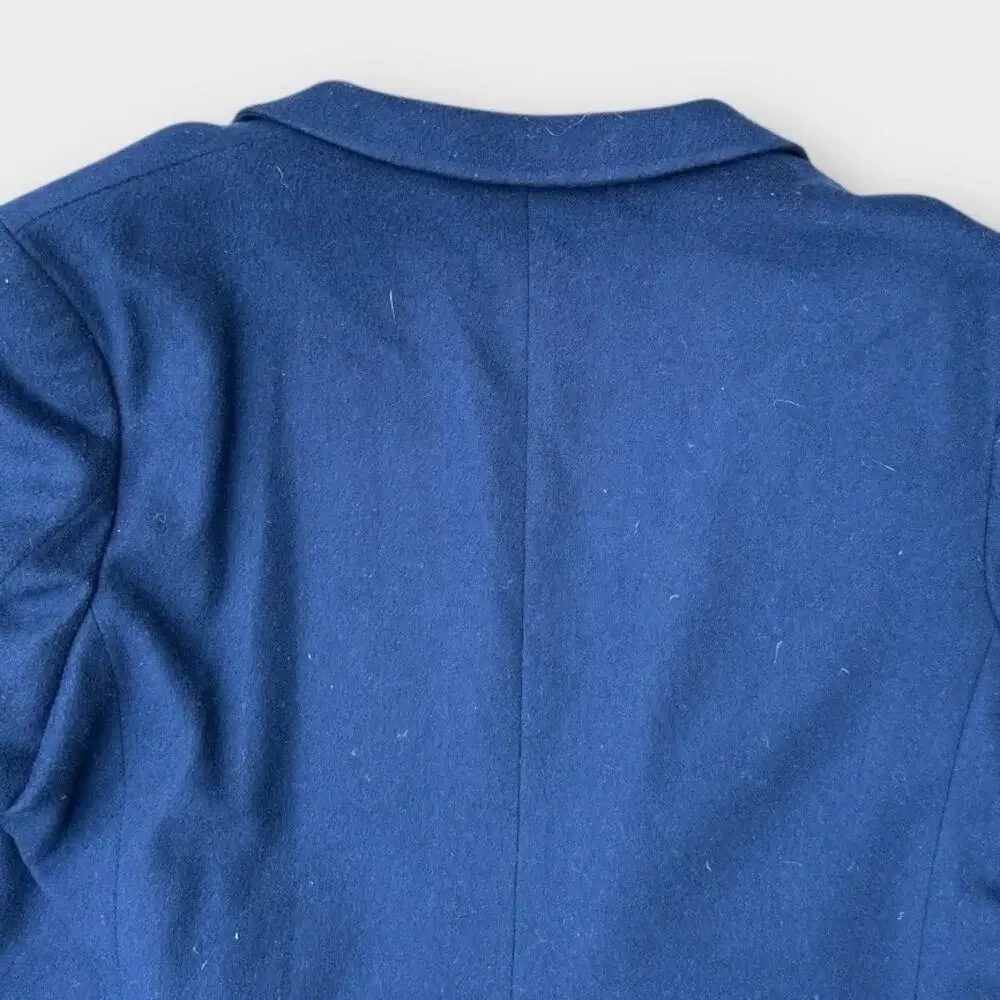 Vintage L.L. Bean Wool Blazer Navy Blue Women's sz 20P Single Button Preppy Chic - Picture 3 of 10